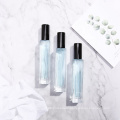 Stock 5ml 10ml Mini Clear Square Spray Glass Perfume Bottle